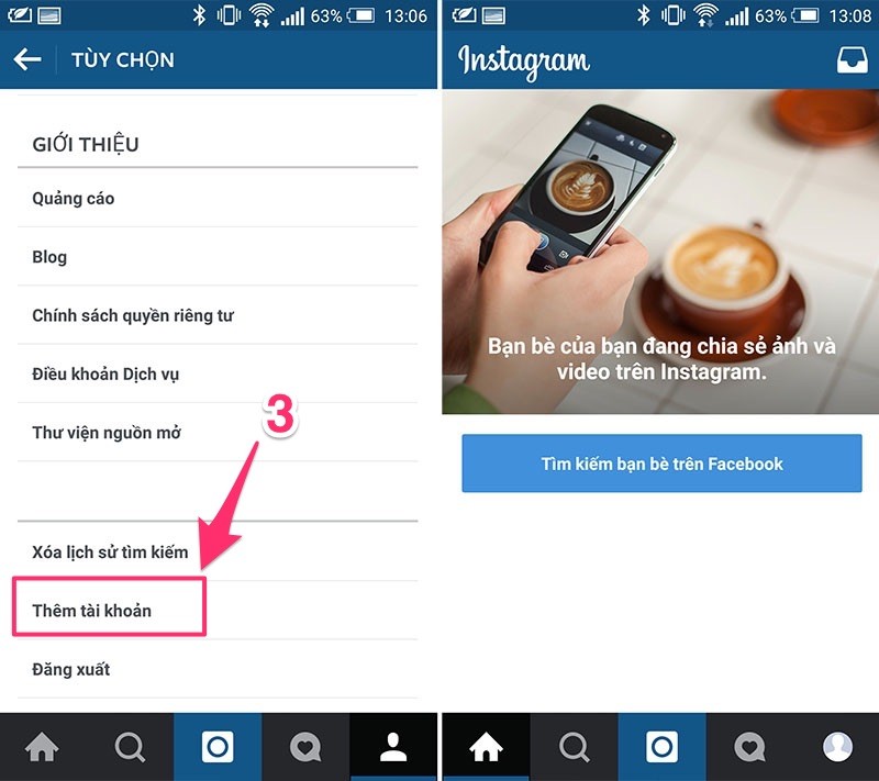 cách đăng nhập instagram marketing bằng nhiều tài khoản